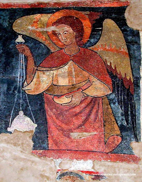 DETALLE ANGEL TURIFERARIO DE MARTÍN DE LOS CAMPANEROS